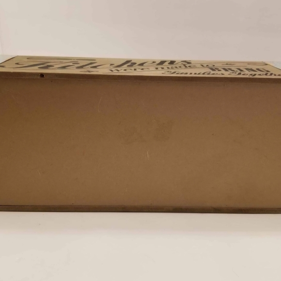 Rustic Wooden Kitchen Storage Box - Picture 8 of 12